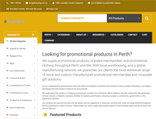 Tablet Screenshot of perthpromotionalproducts.com.au